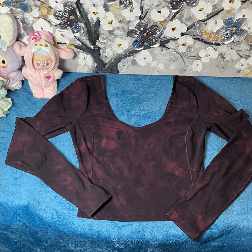 Lululemon Align diamond dye long sleeve top size 4